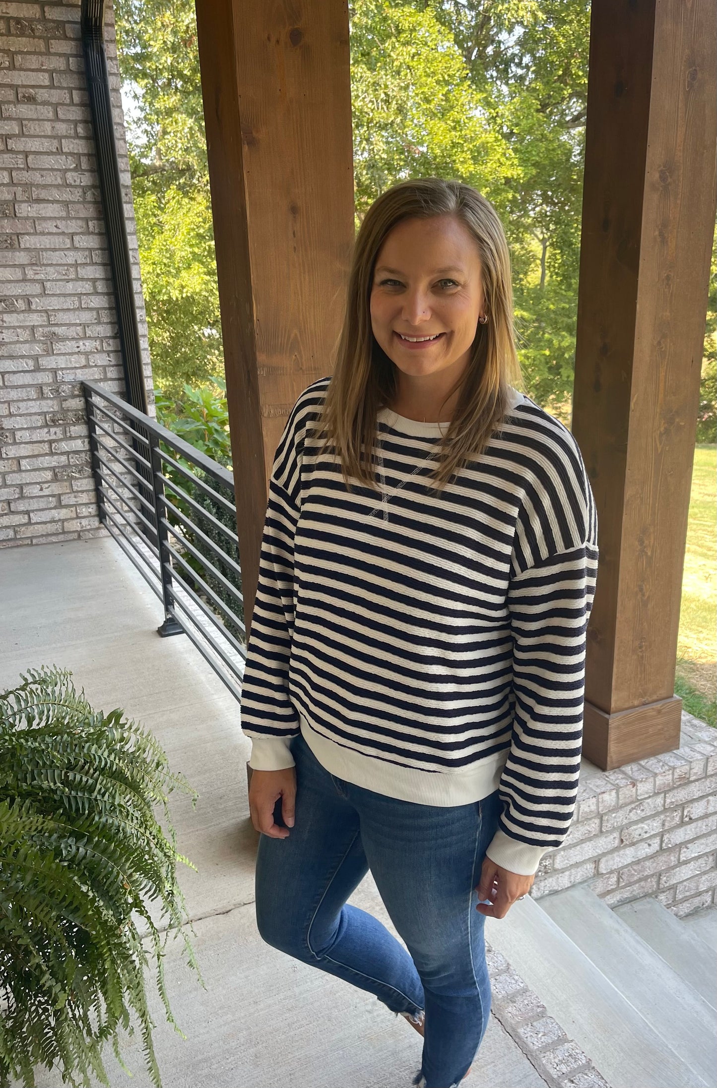 Nautical stripe top