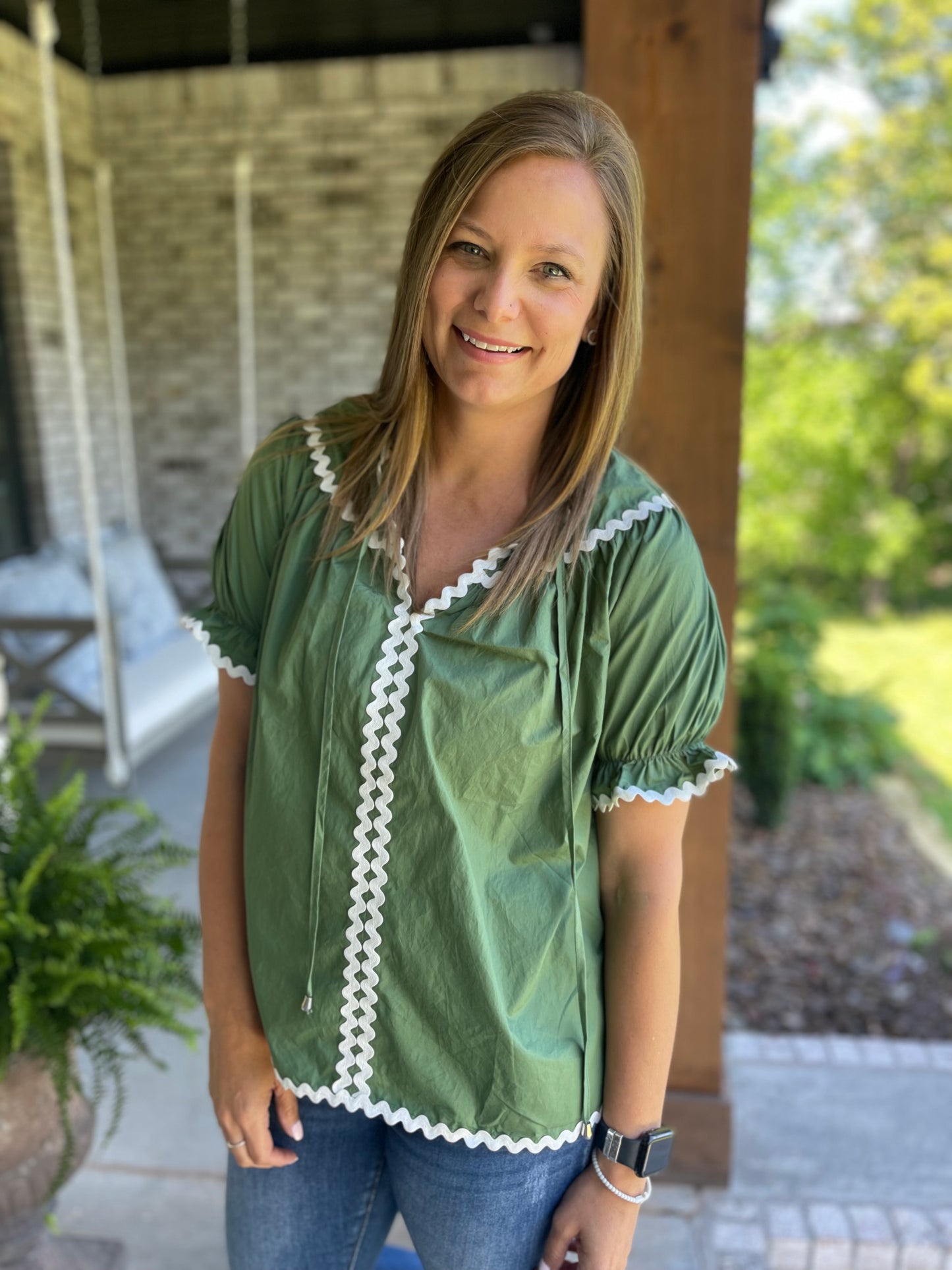 Hunter Mist Top