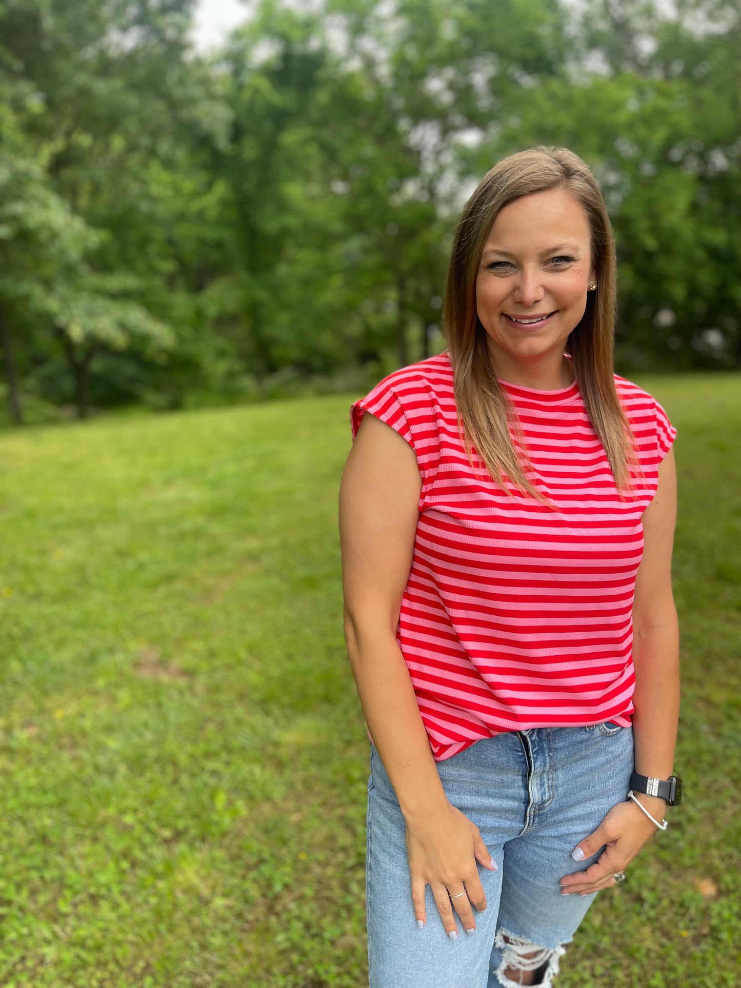Stripe Kelby Top
