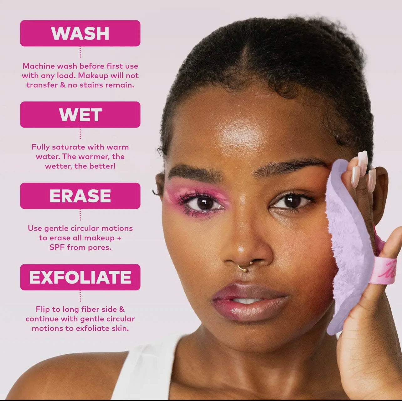 Neutral 7 day set makeup eraser
