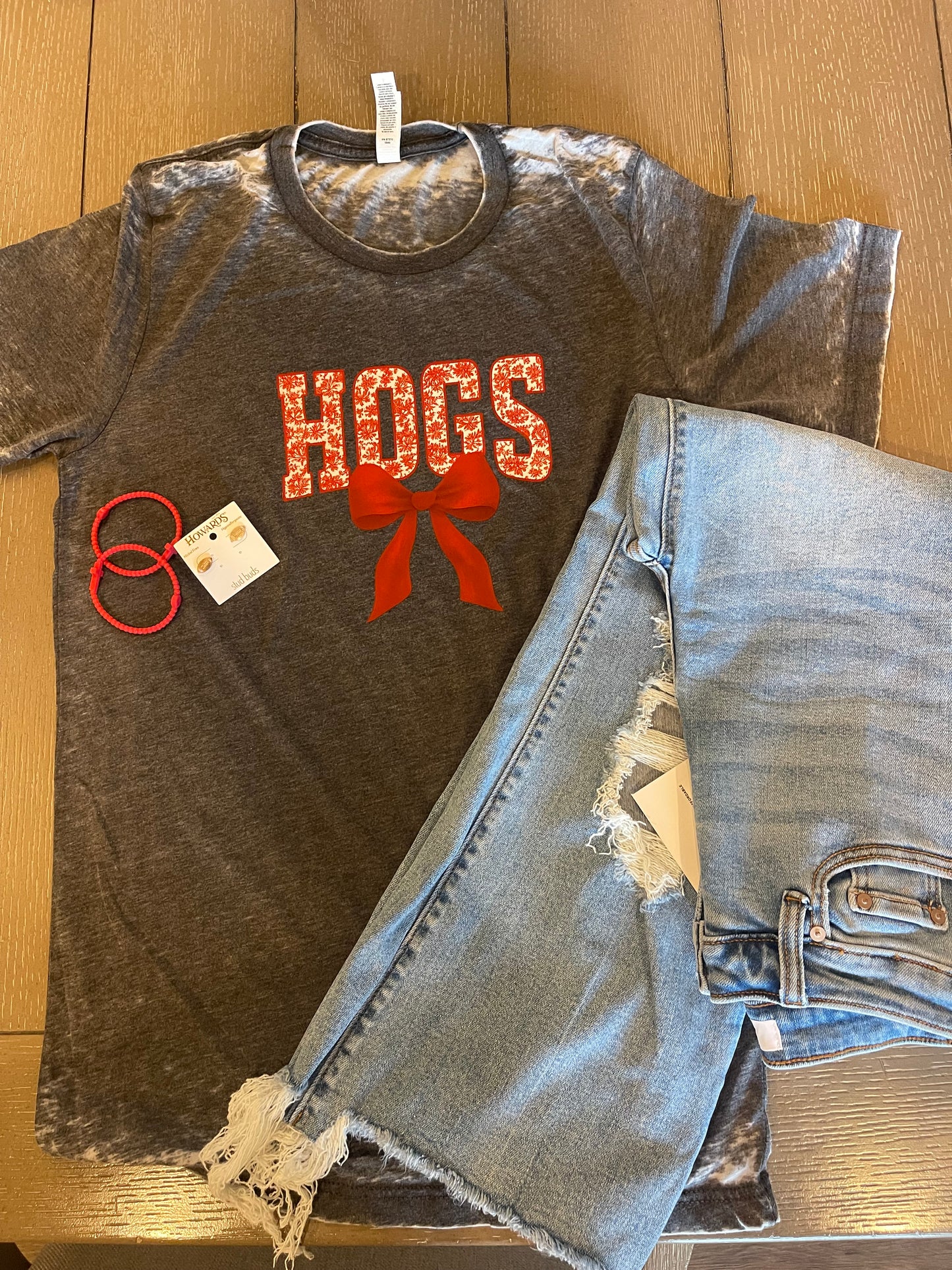 Floral HOGS Tee