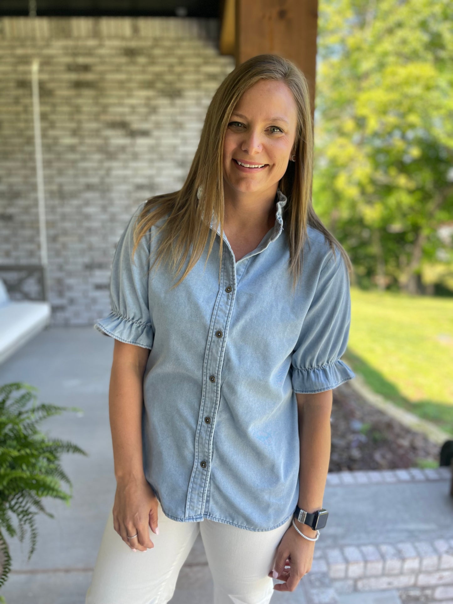 Denim Beau top