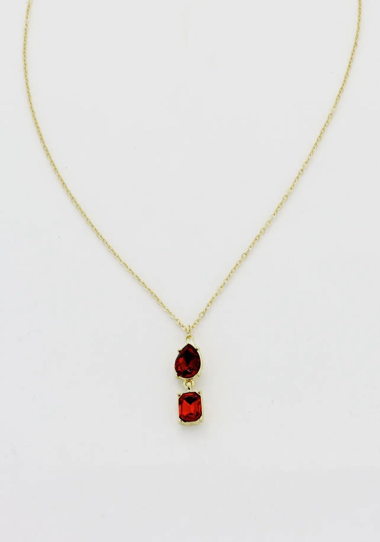 Ruby Drop necklace