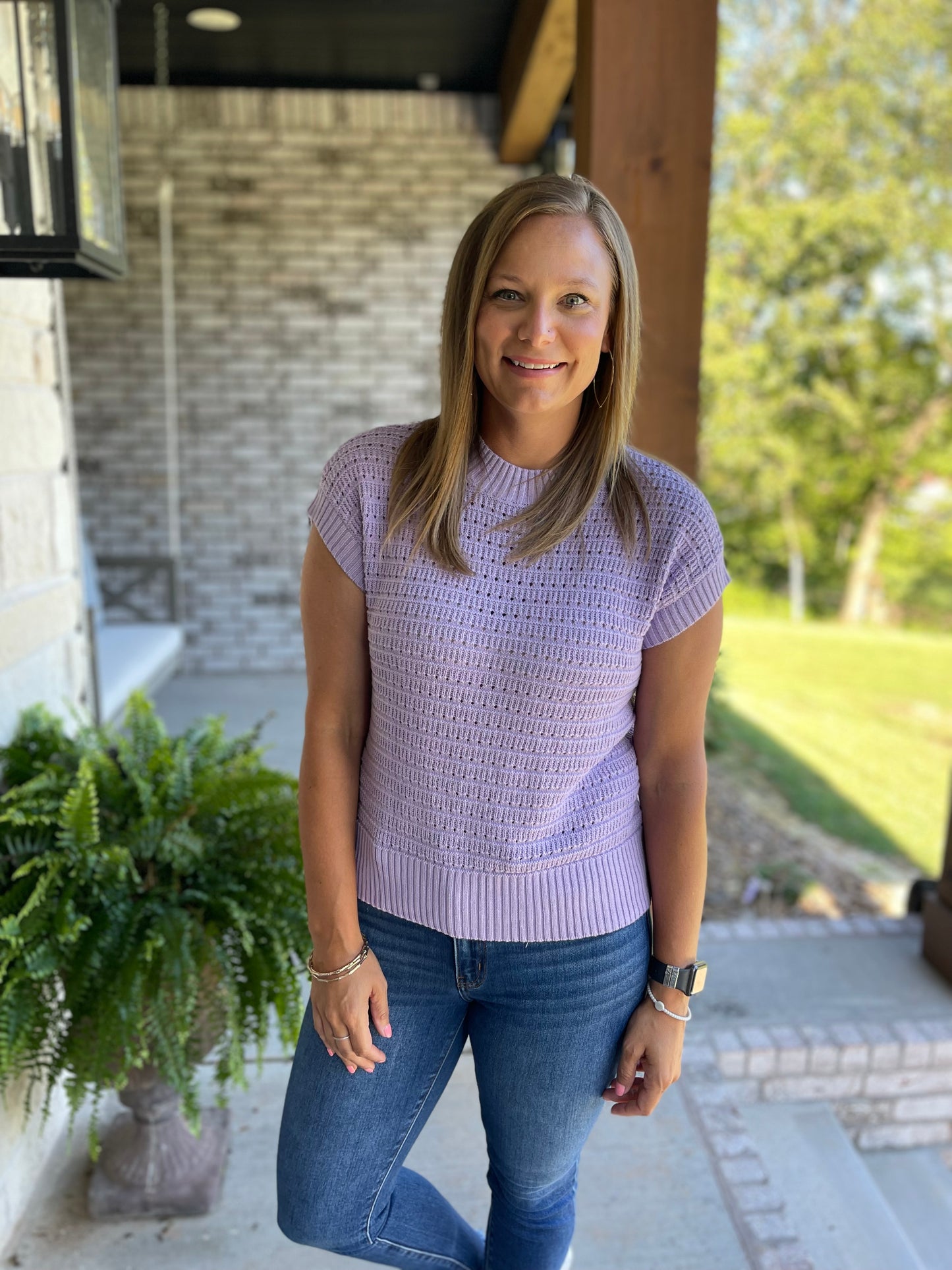 Lavender Serendipity sweater