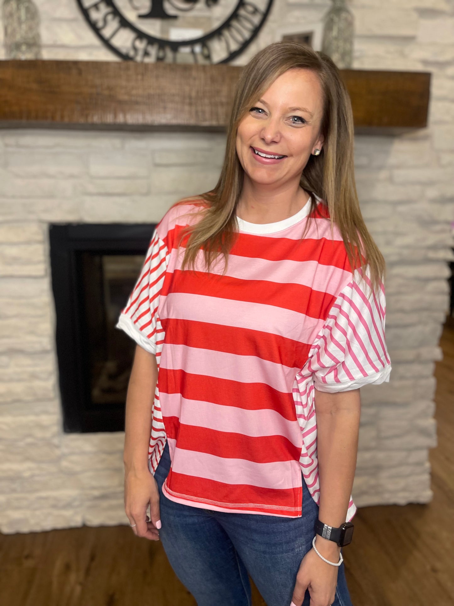 Sunshine stripe top