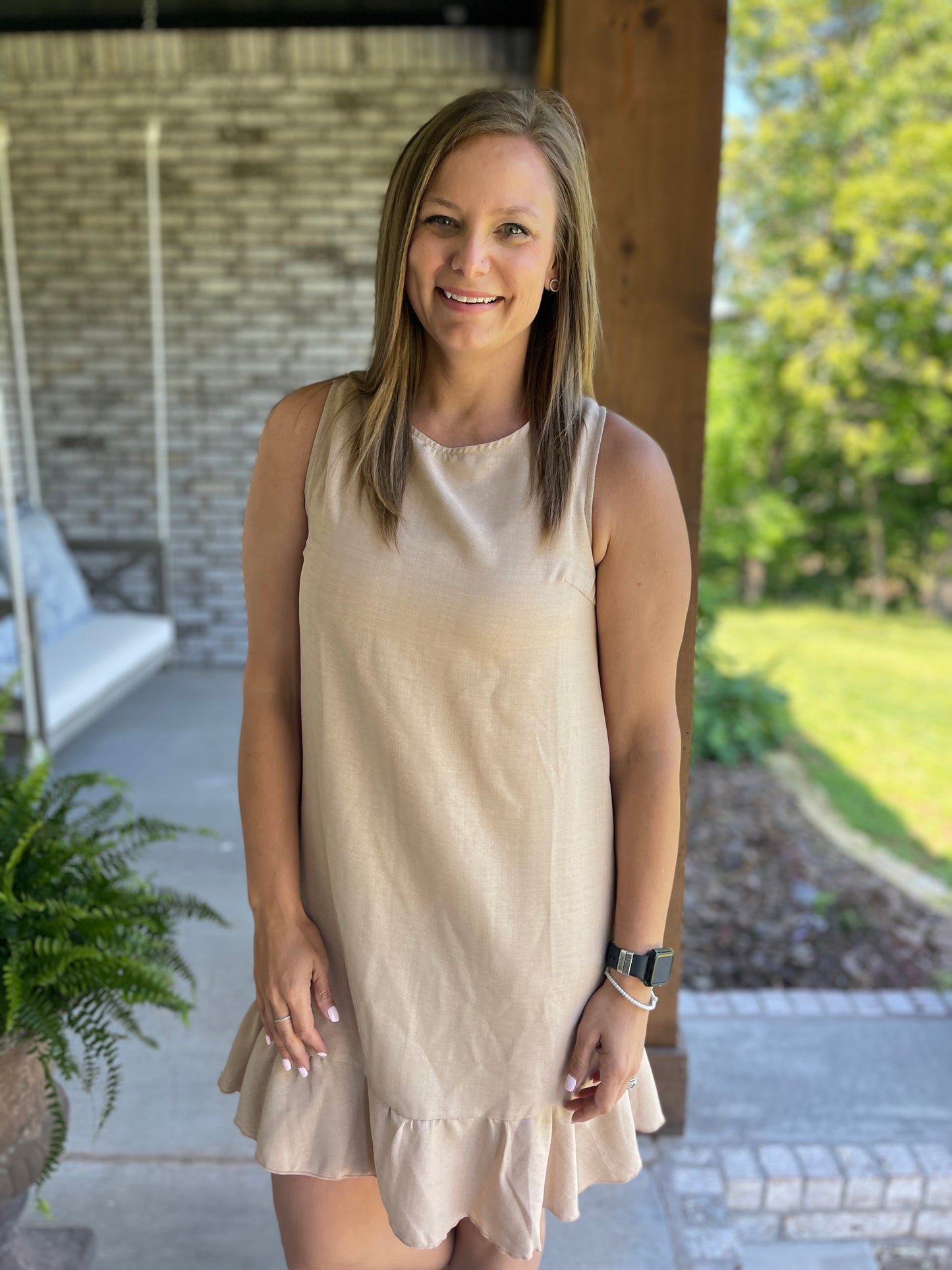 Khaki Ashleigh Dress