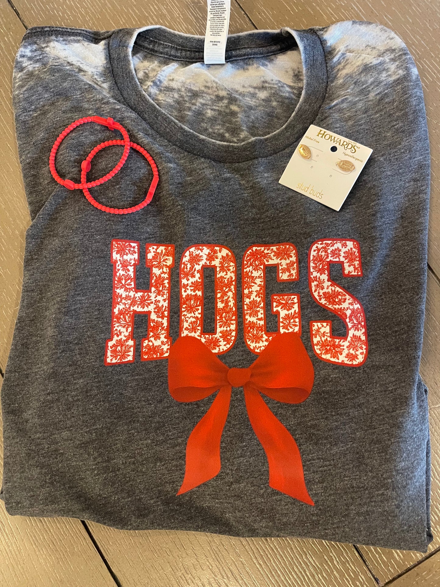 Floral HOGS Tee
