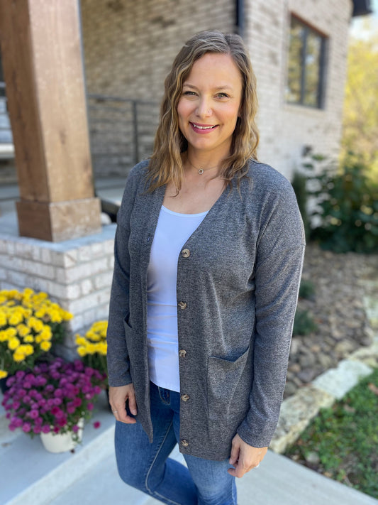 Charcoal Cardigan