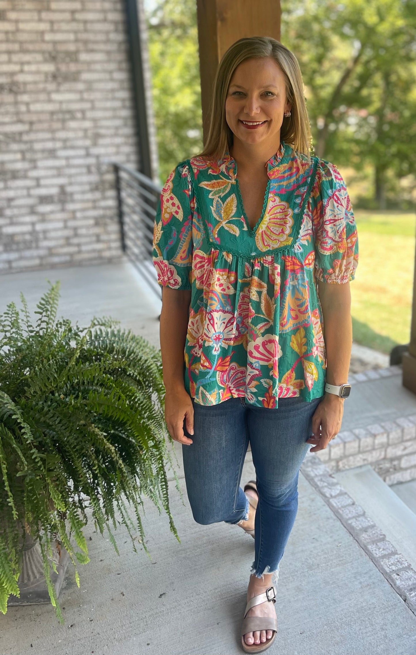 Floral Wave top