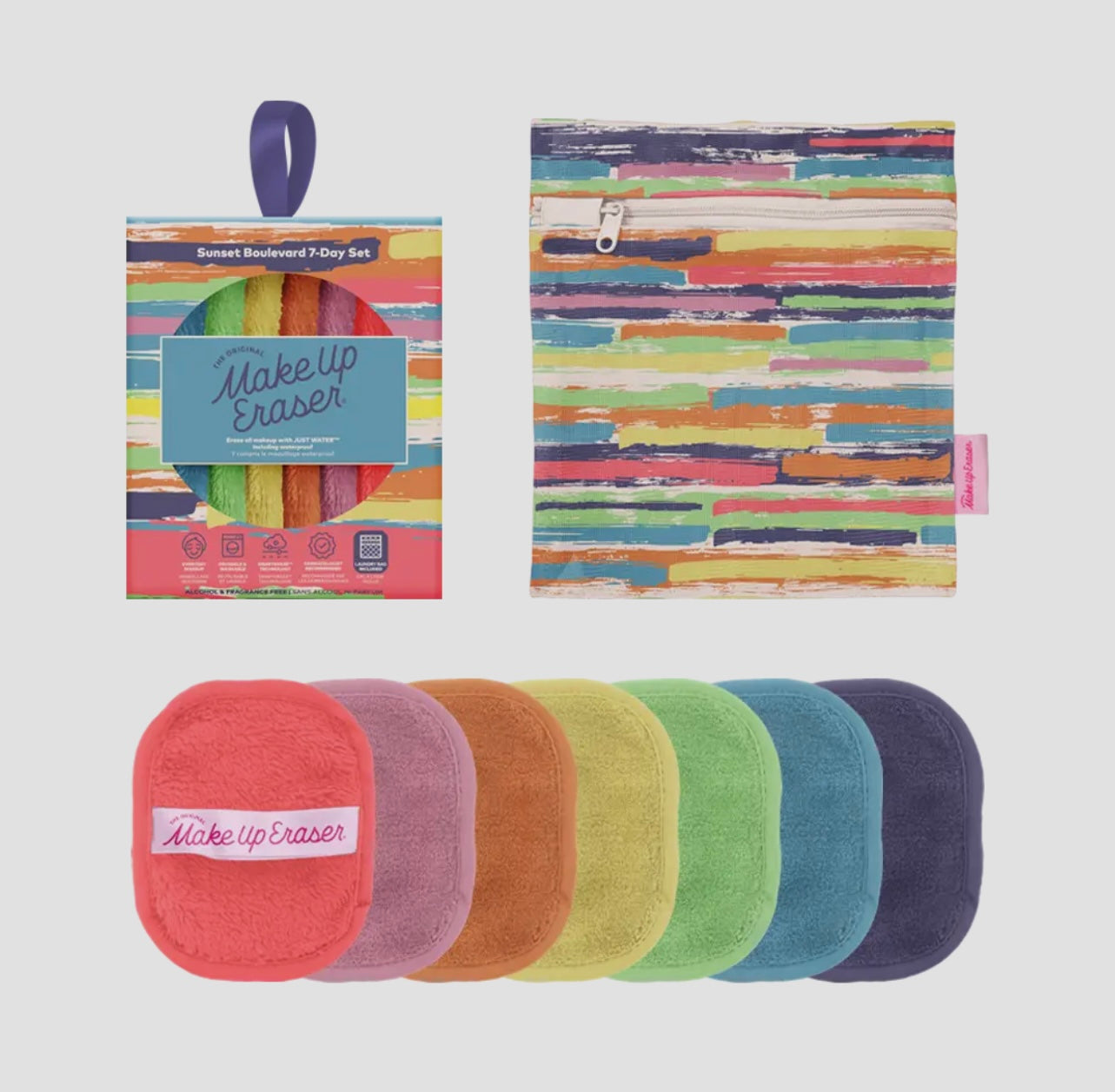 Sunset Boulevard 7 day makeup eraser set