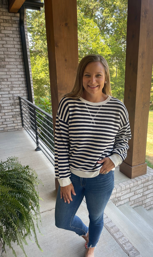 Nautical stripe top