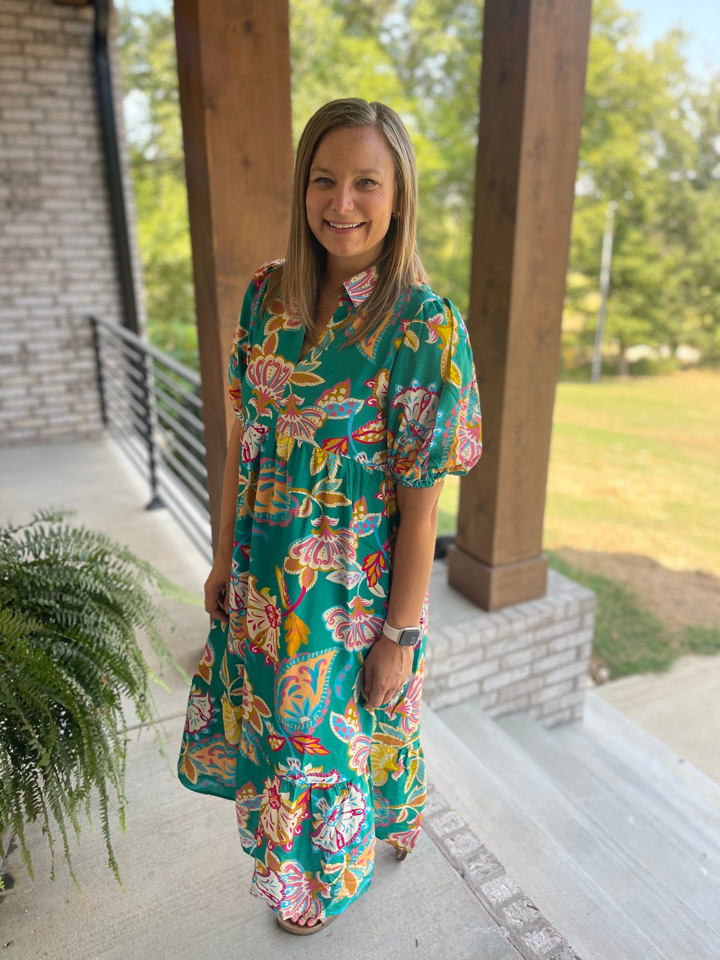 Floral Wave Dress