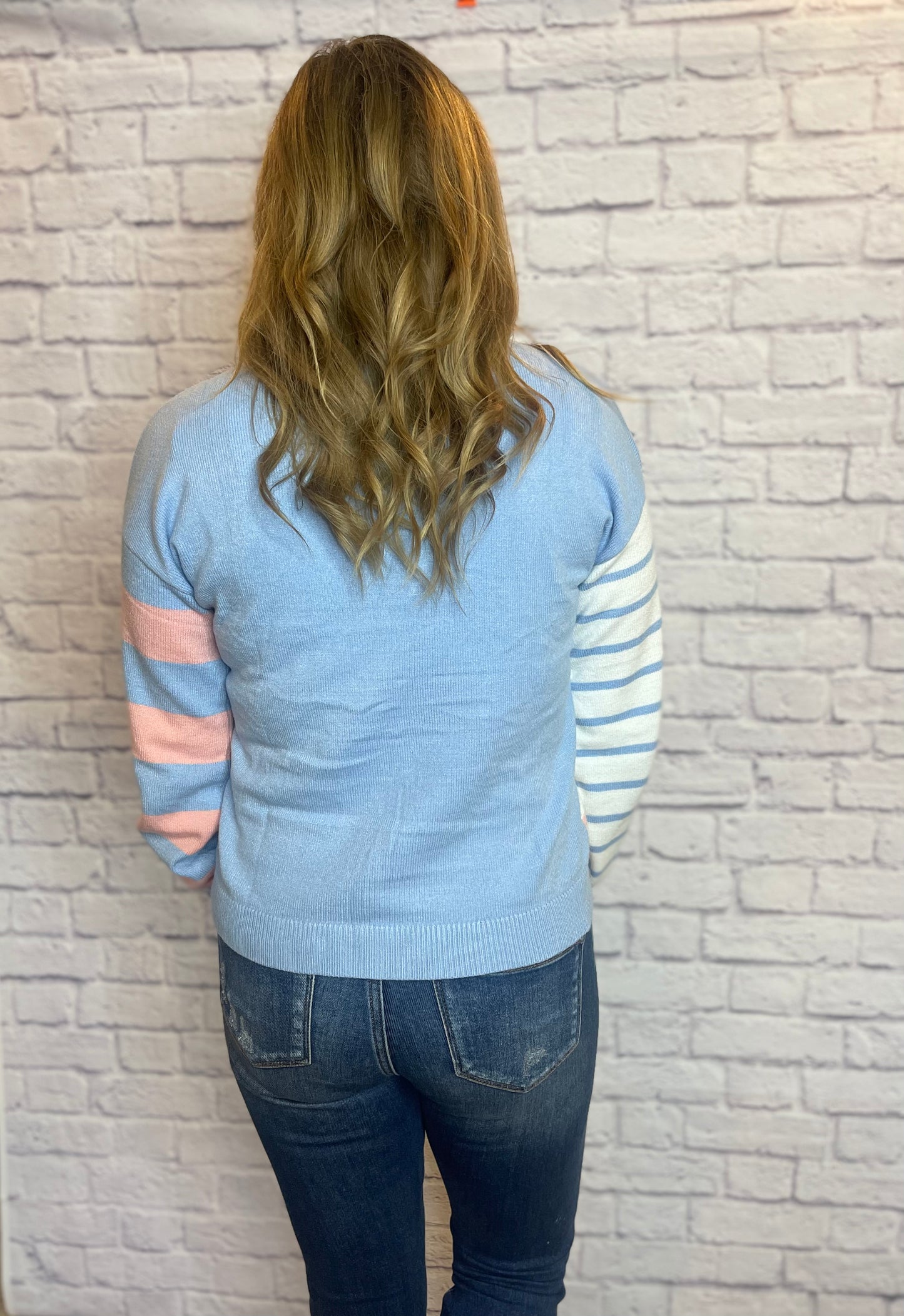 Bubblegum stripe sweater