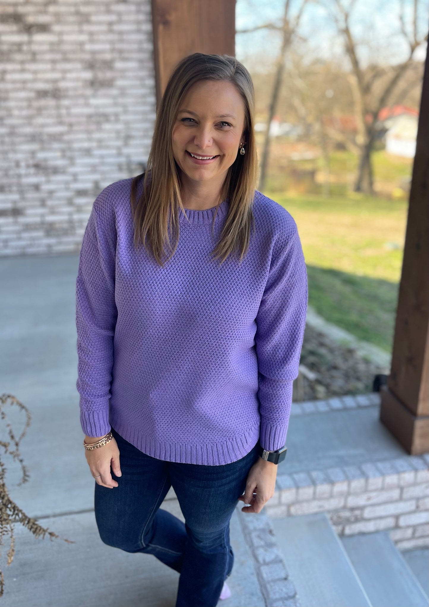 Lavender Gracie Sweater