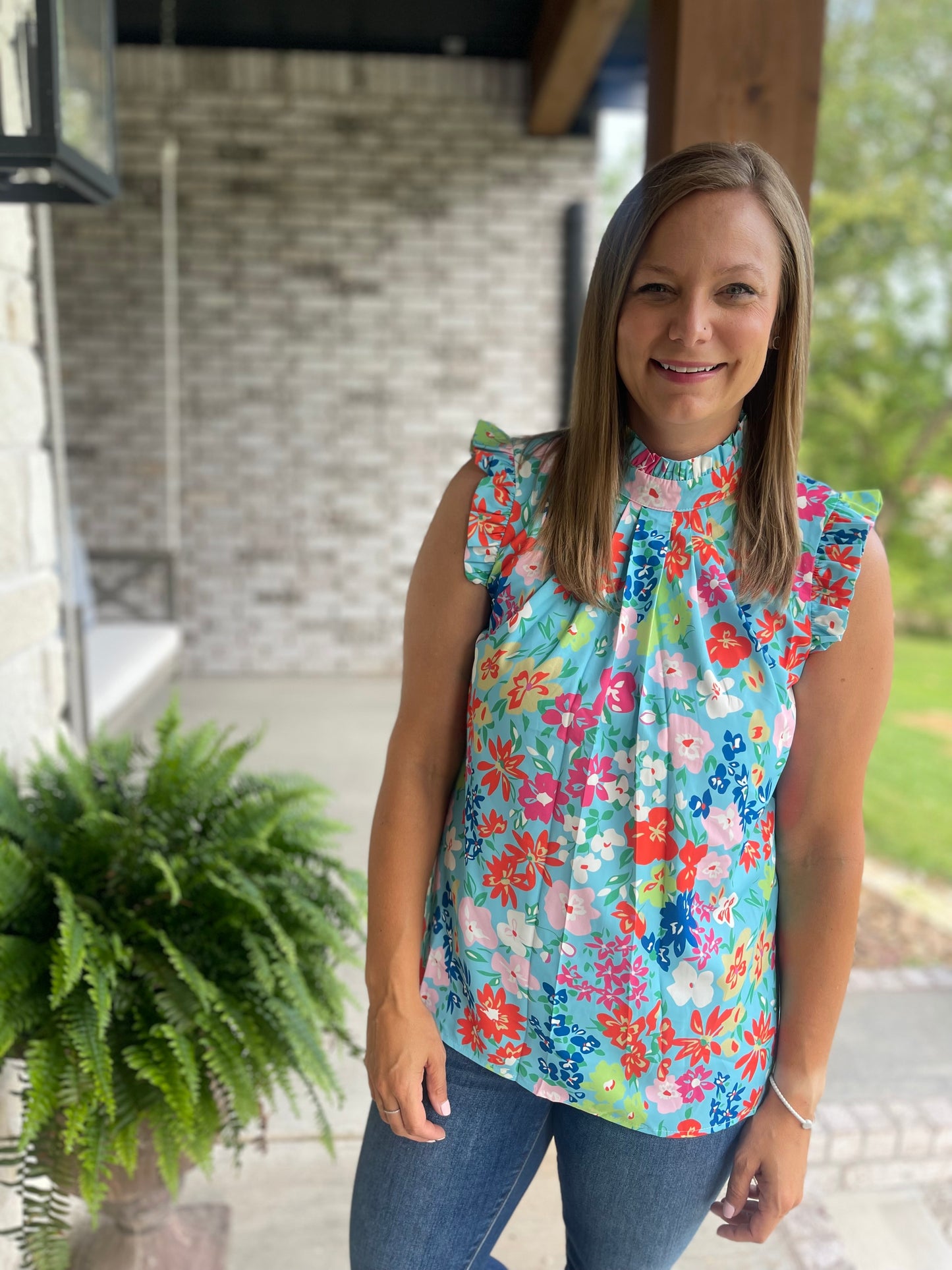 Blooming flutter top
