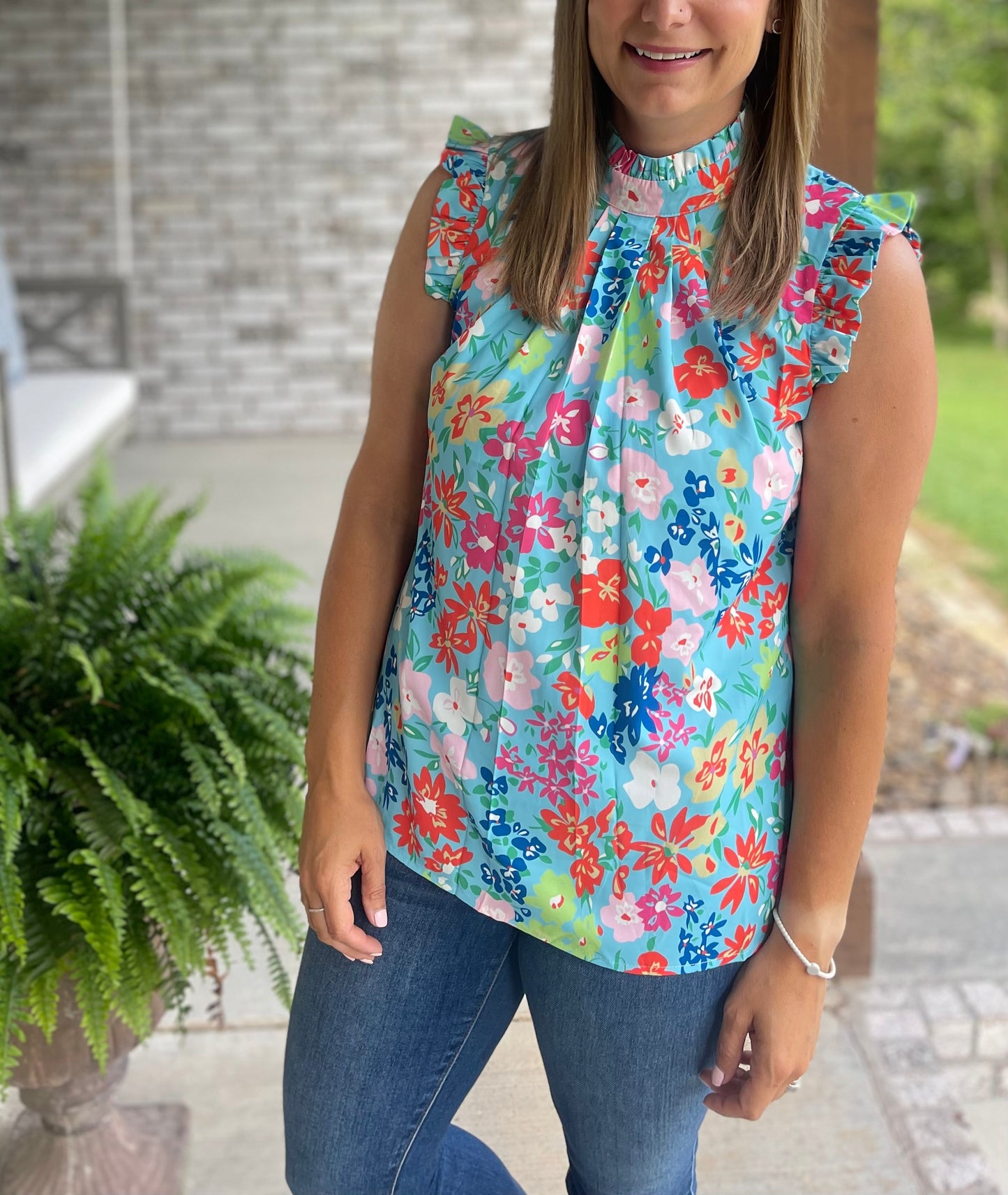 Blooming flutter top