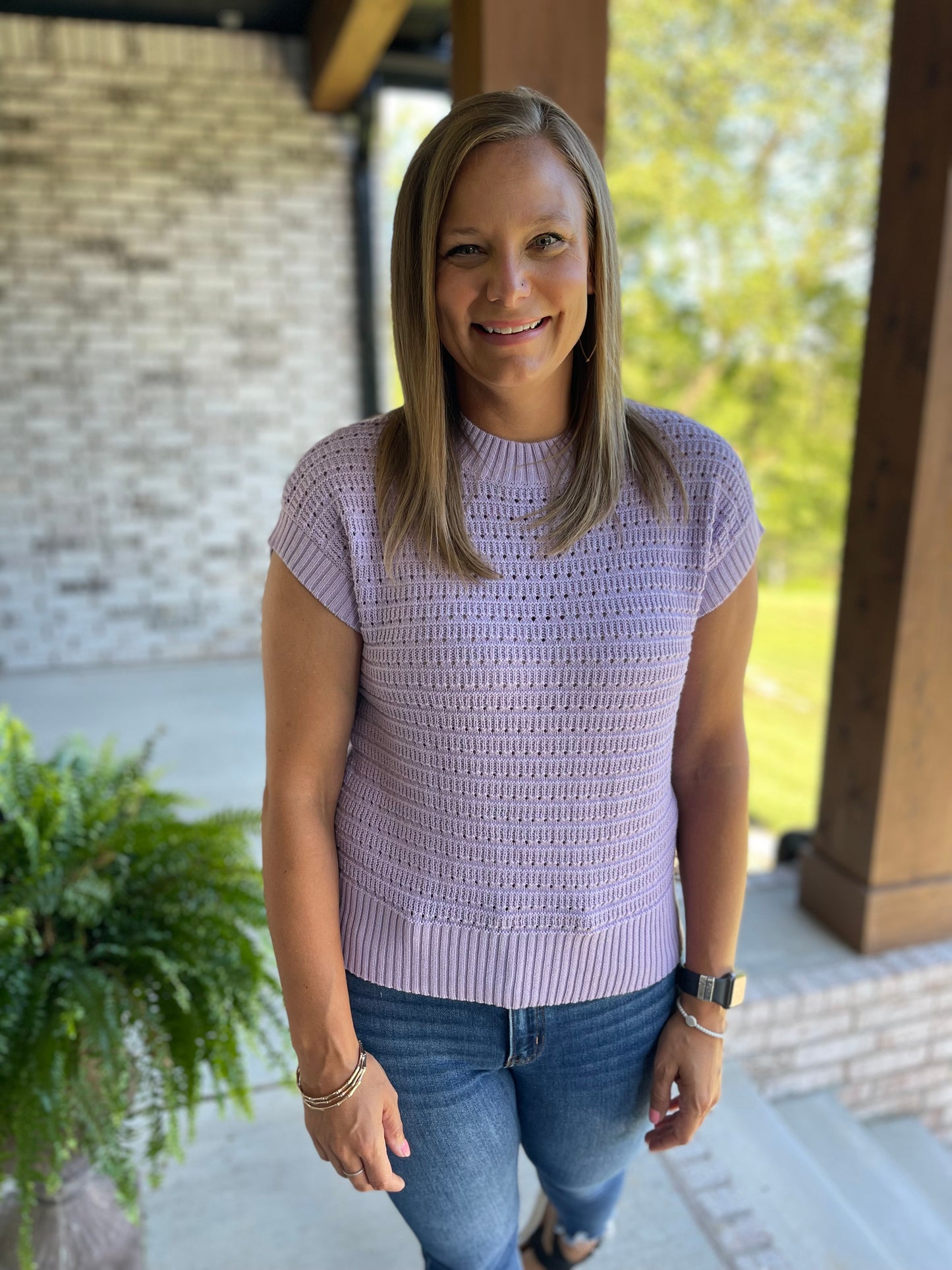 Lavender Serendipity sweater