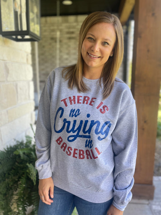 No Crying Sweatshirt