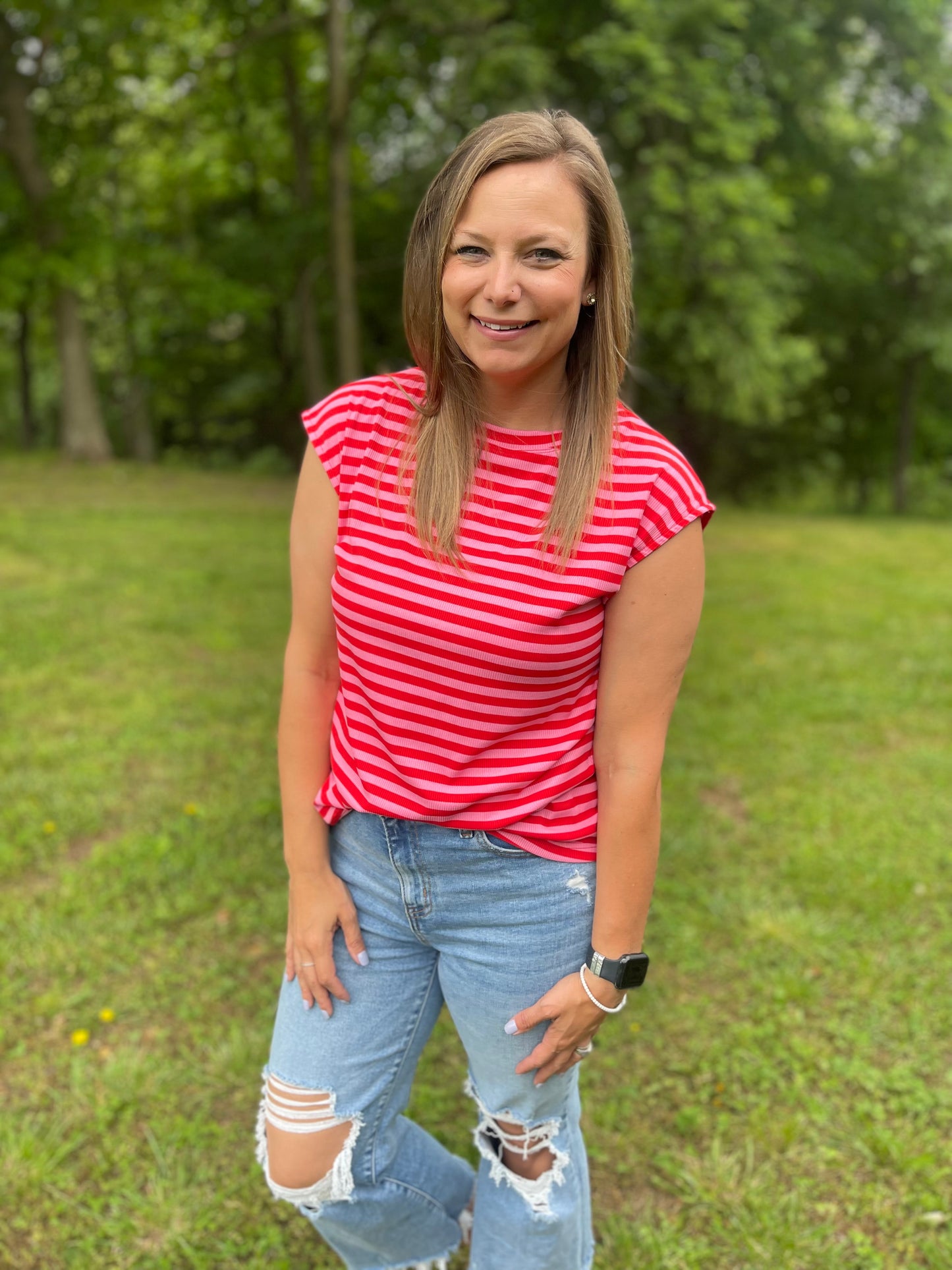 Stripe Kelby Top