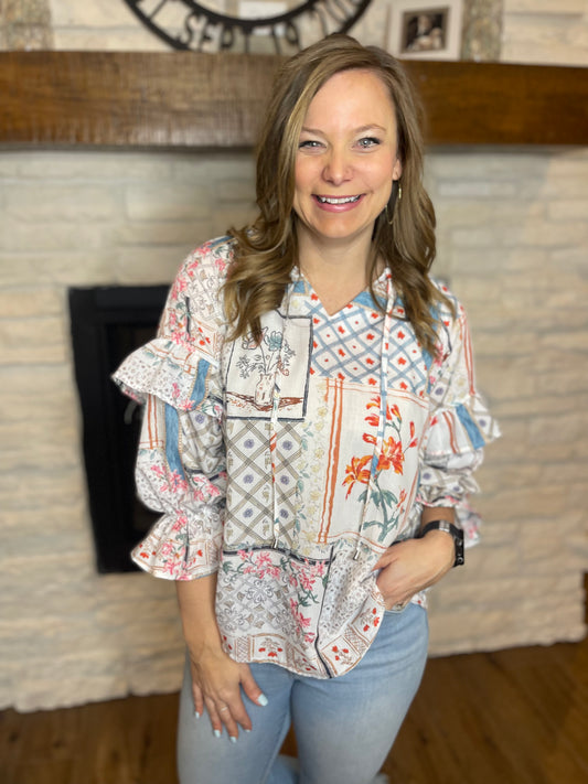 Lula Belle floral top