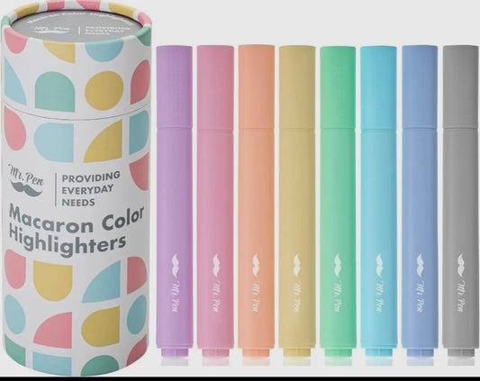 Pastel Macaron Highlighter set