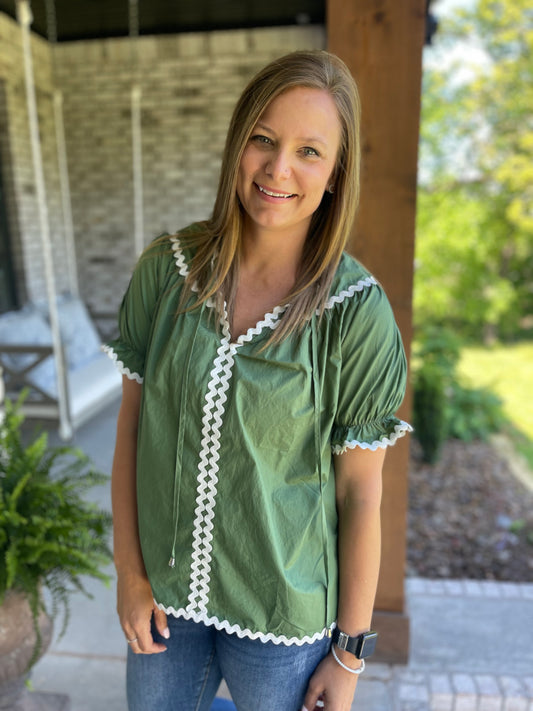 Hunter Mist Top