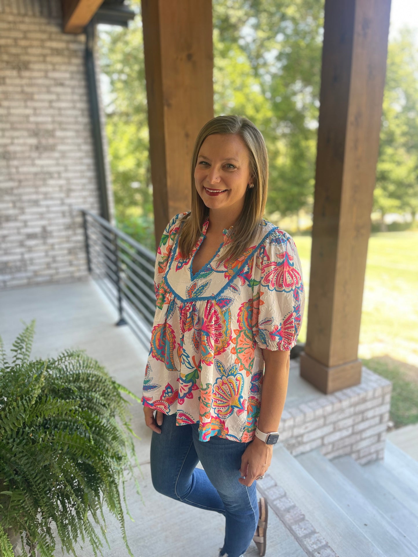 Floral Wave top