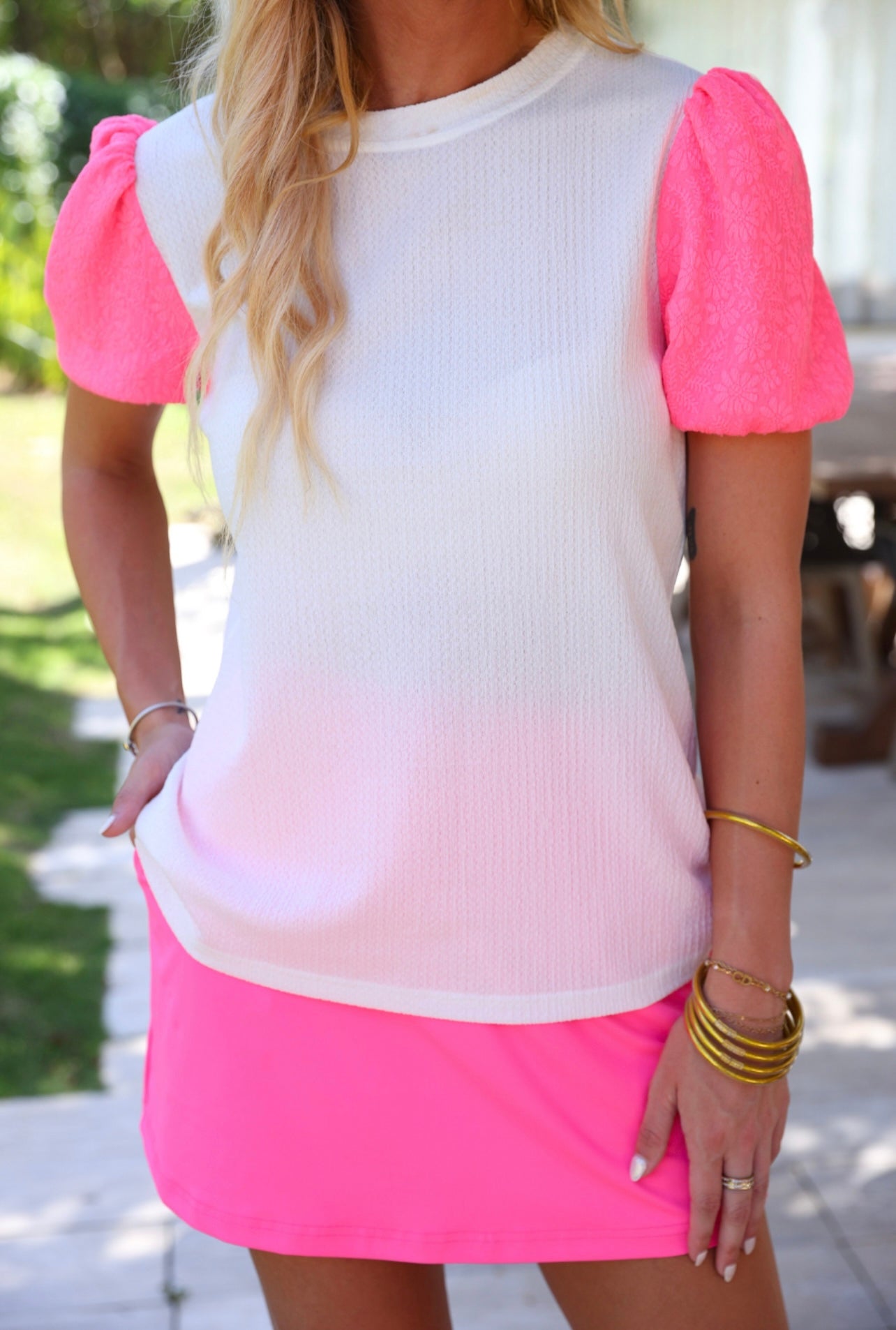 Courtland texture top