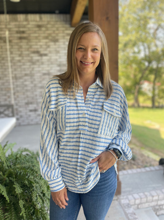 Frost stripe top