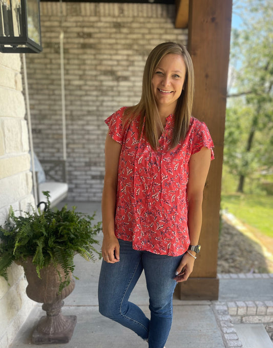 Savanna floral top