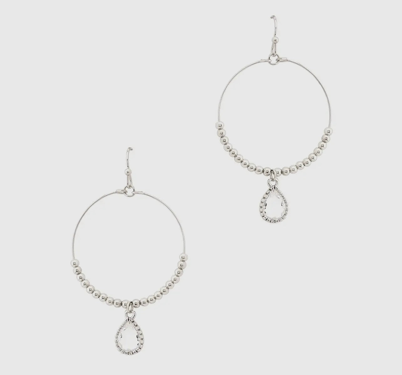 Clear Drop Earrings