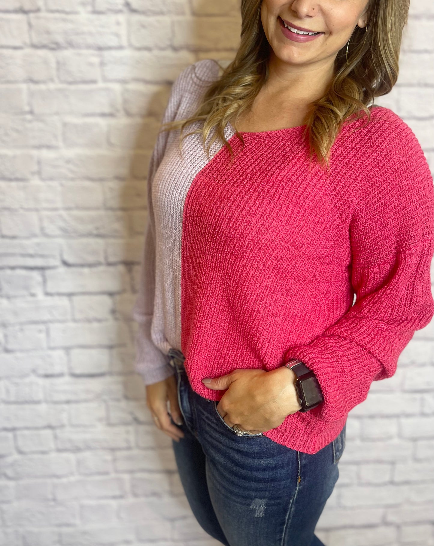 Pink Jaylee sweater