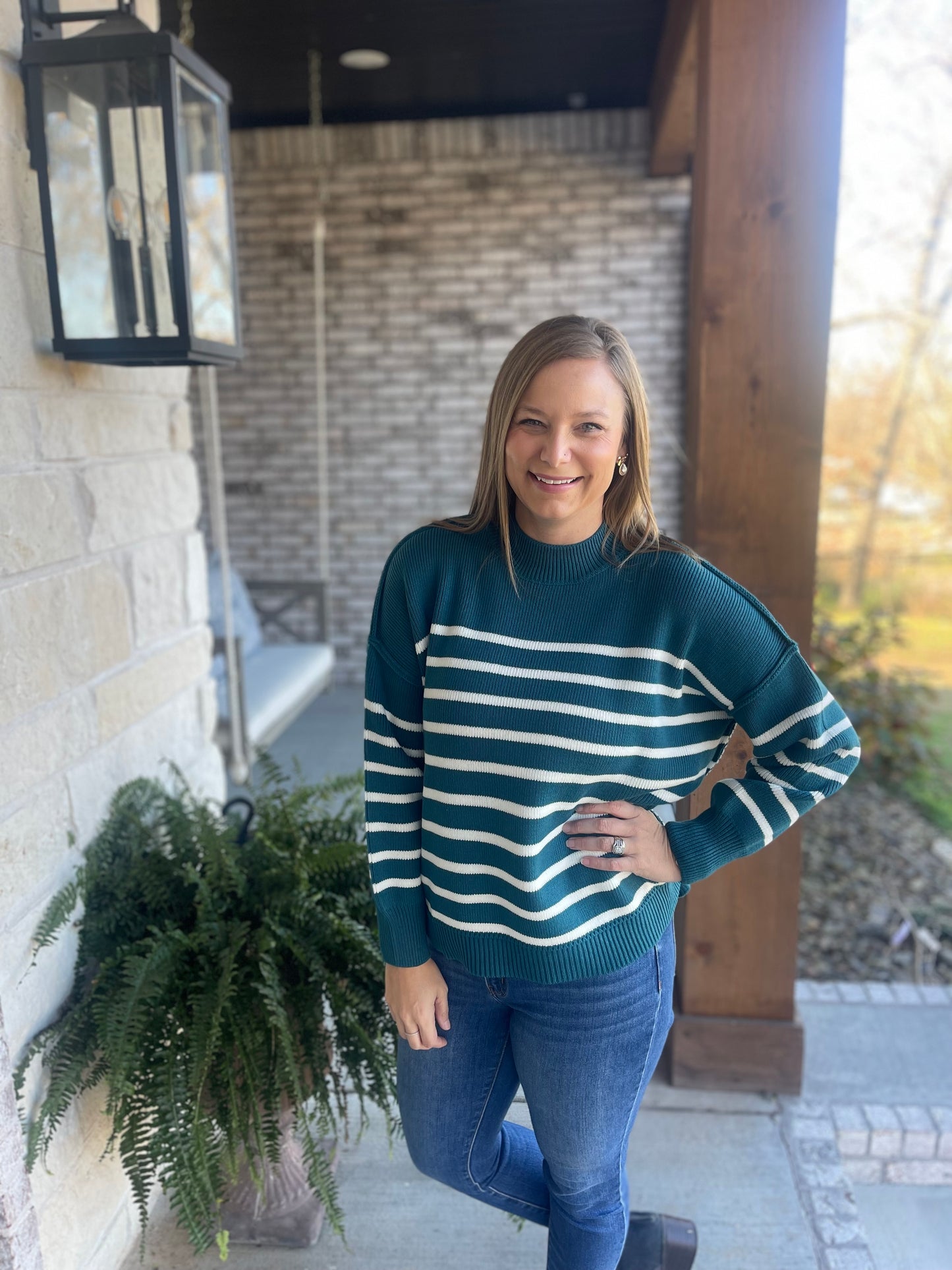 Sophisticated Stripe sweater