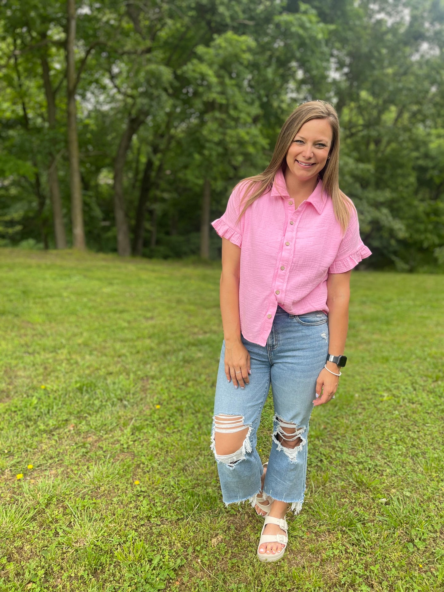 Havanna button up top