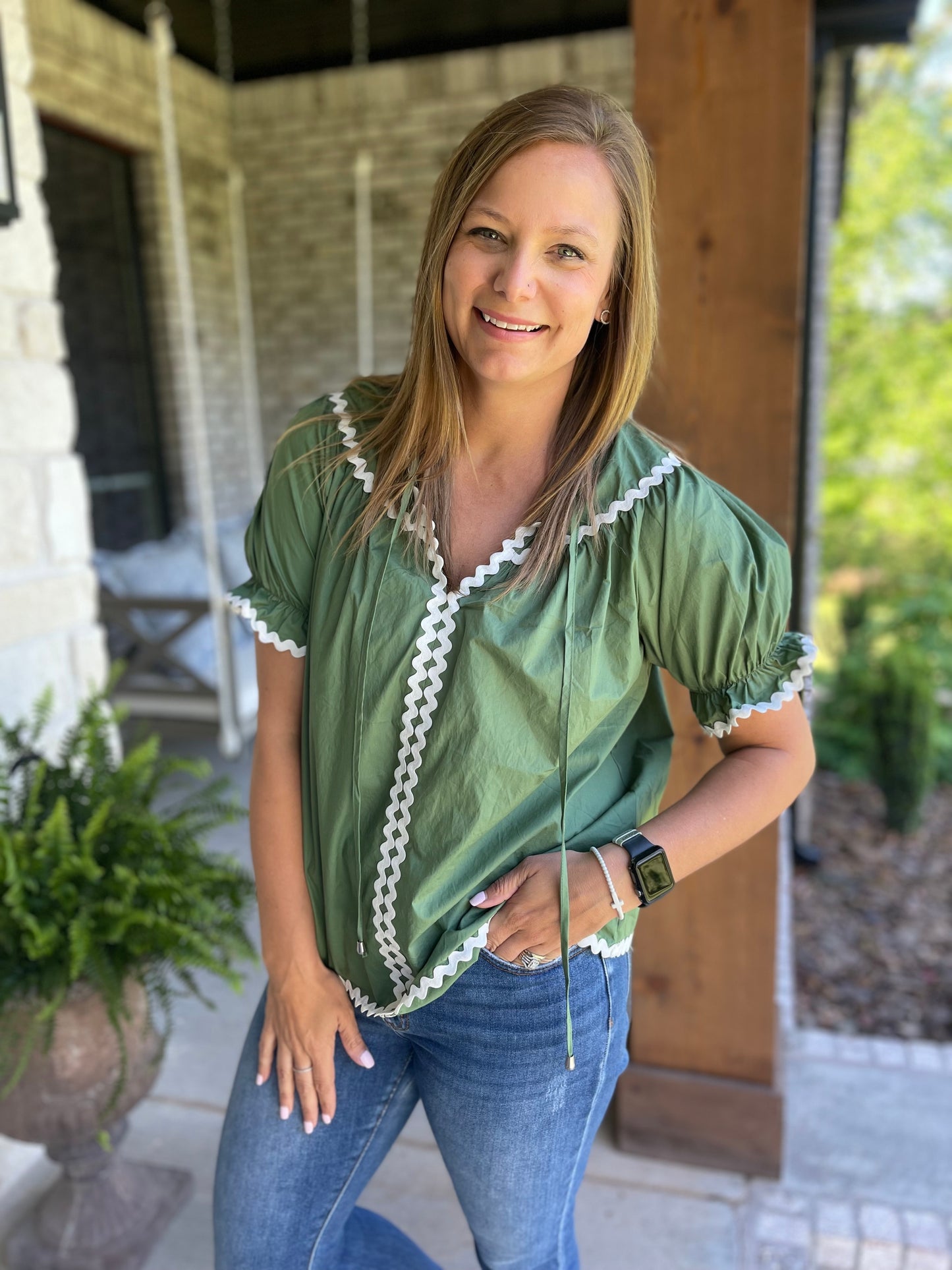 Hunter Mist Top