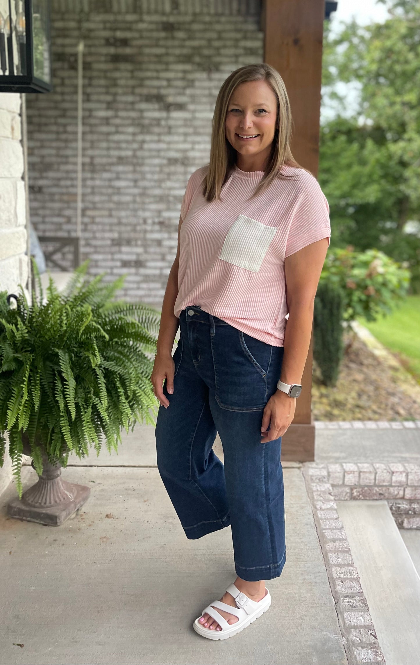 Madison Crop Denim