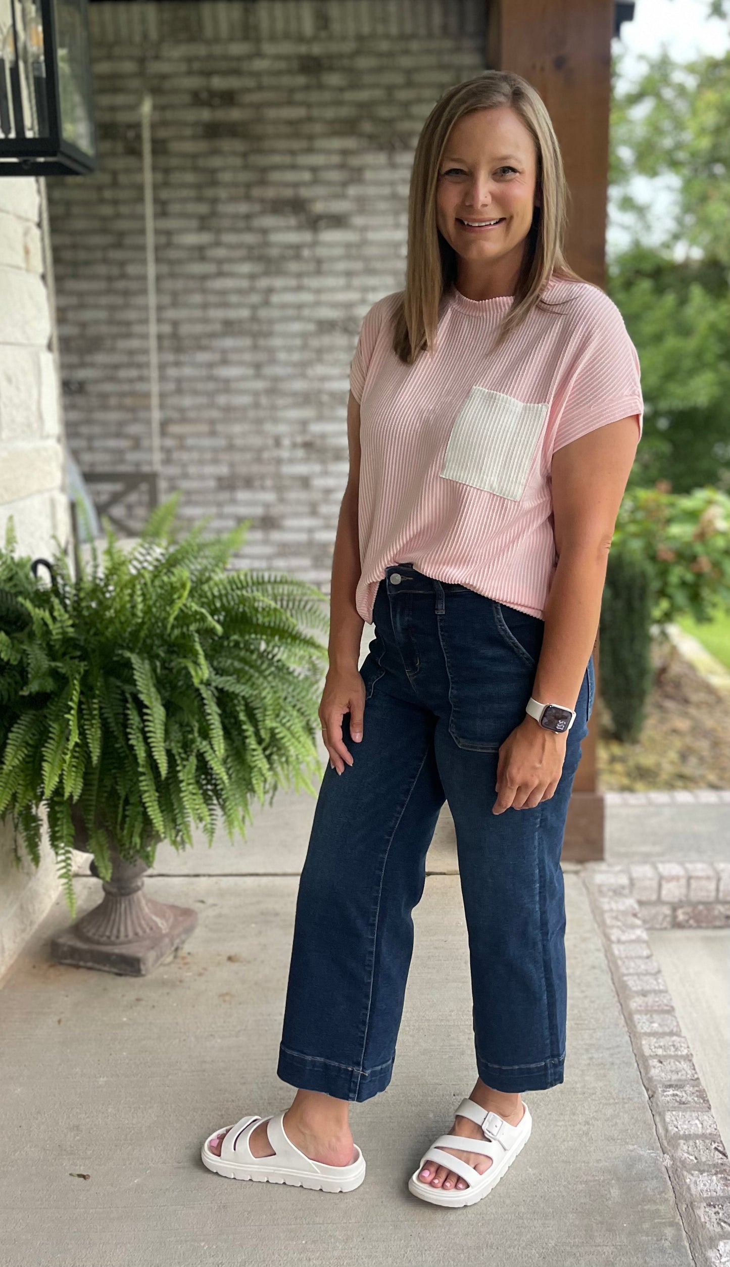 Madison Crop Denim