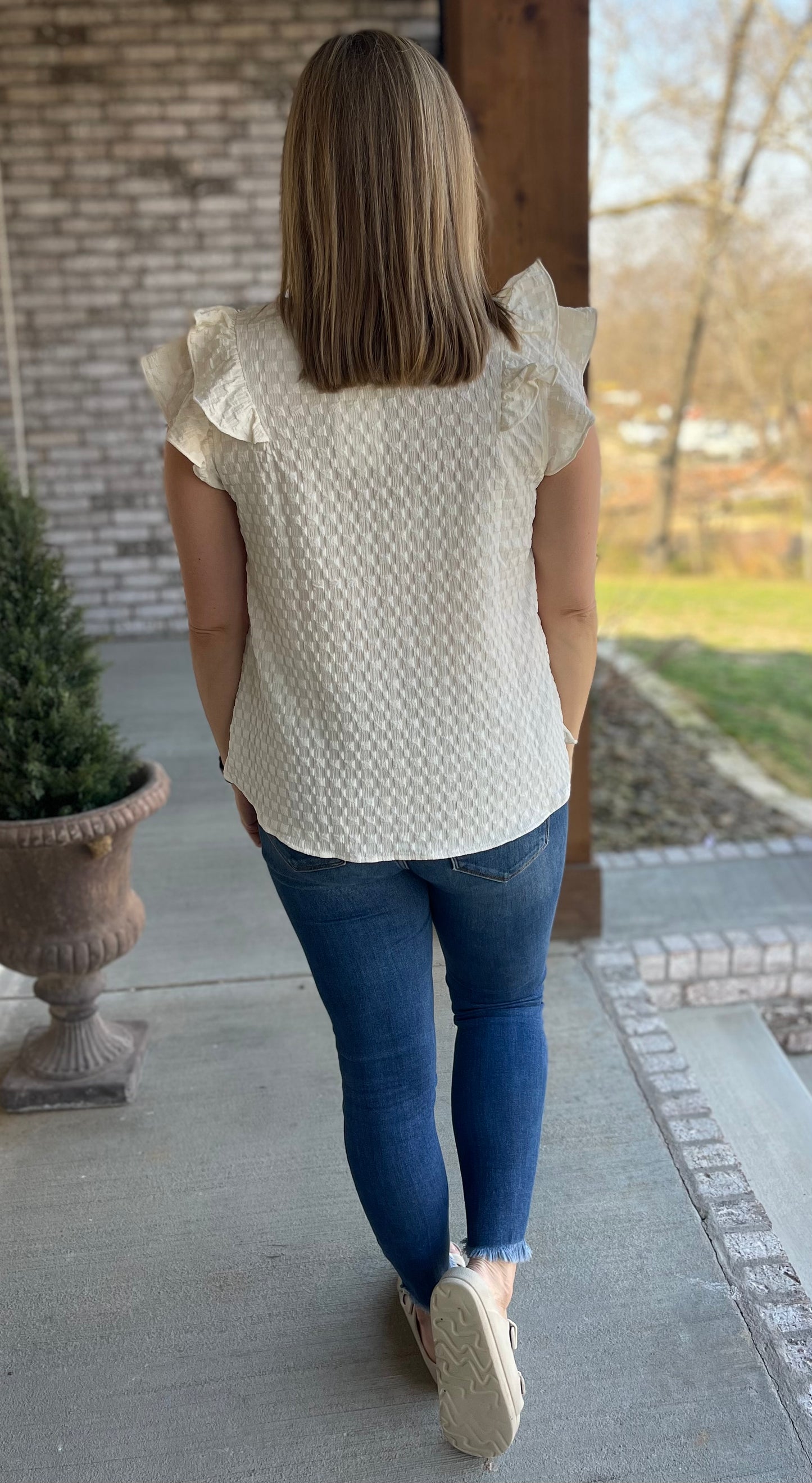 Abby Textured Flutter