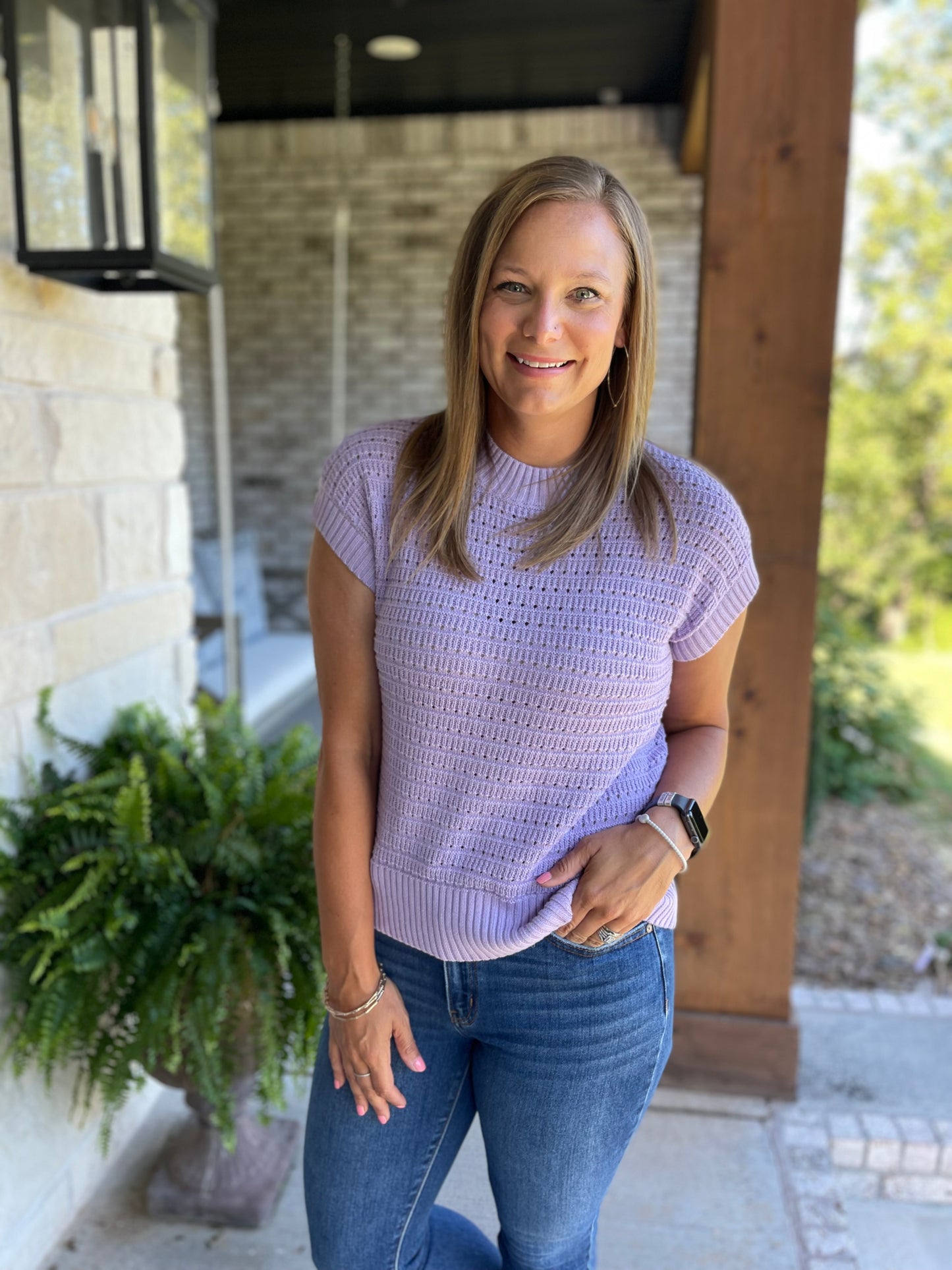 Lavender Serendipity sweater