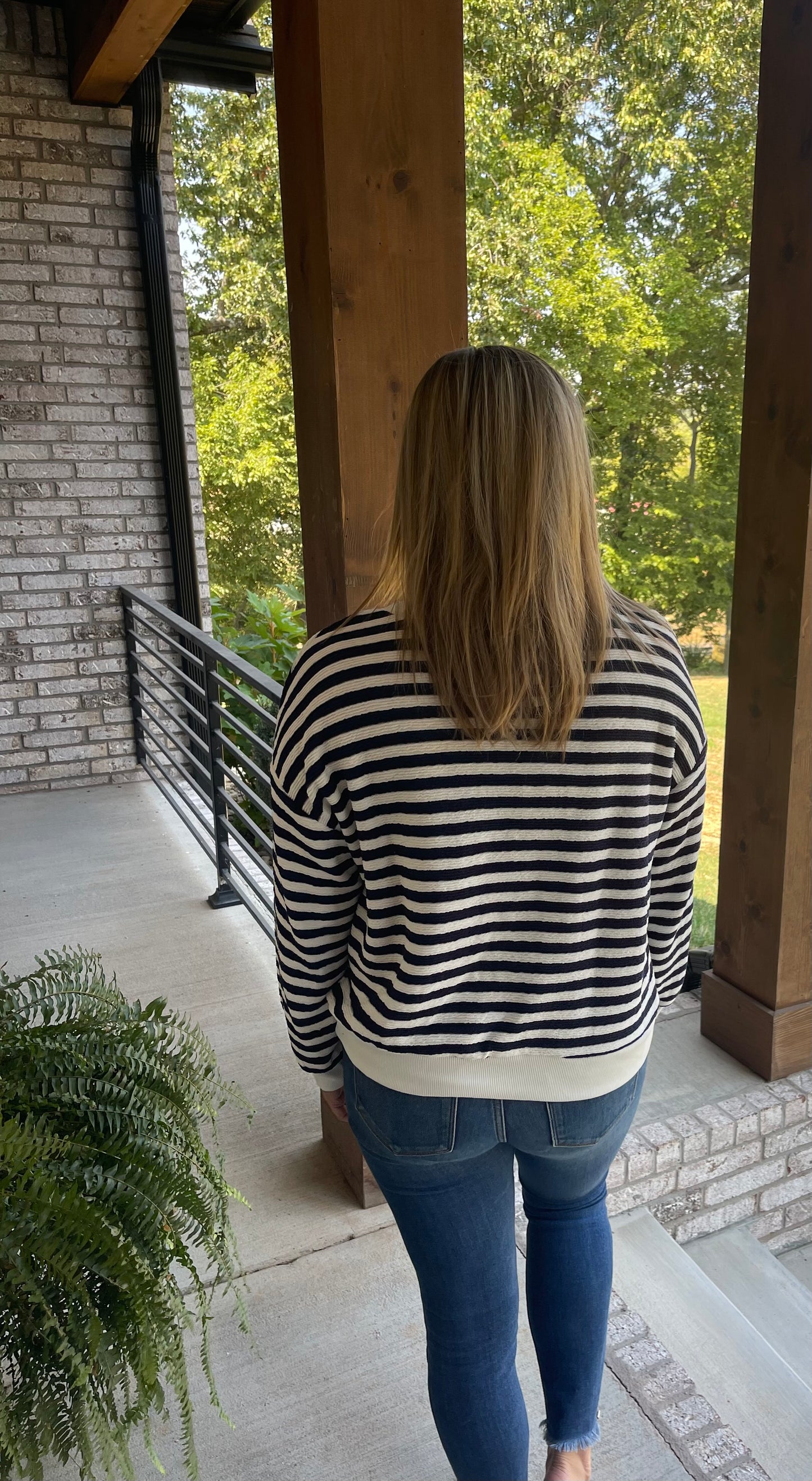 Nautical stripe top