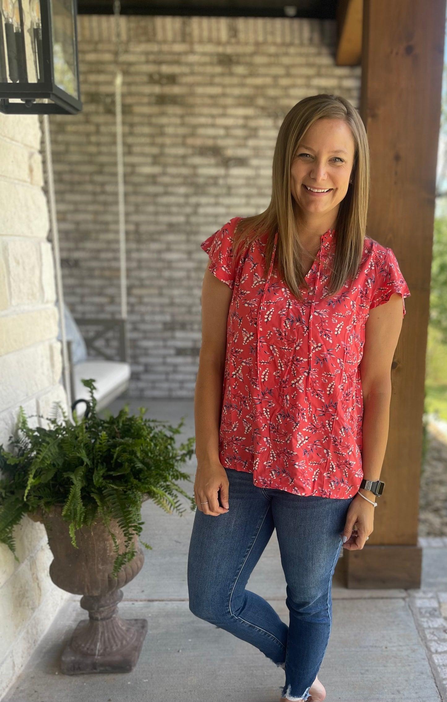 Savanna floral top