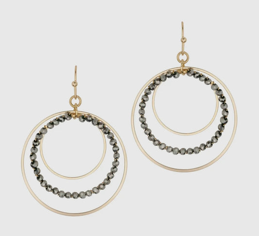 Hematite Dangle earrings