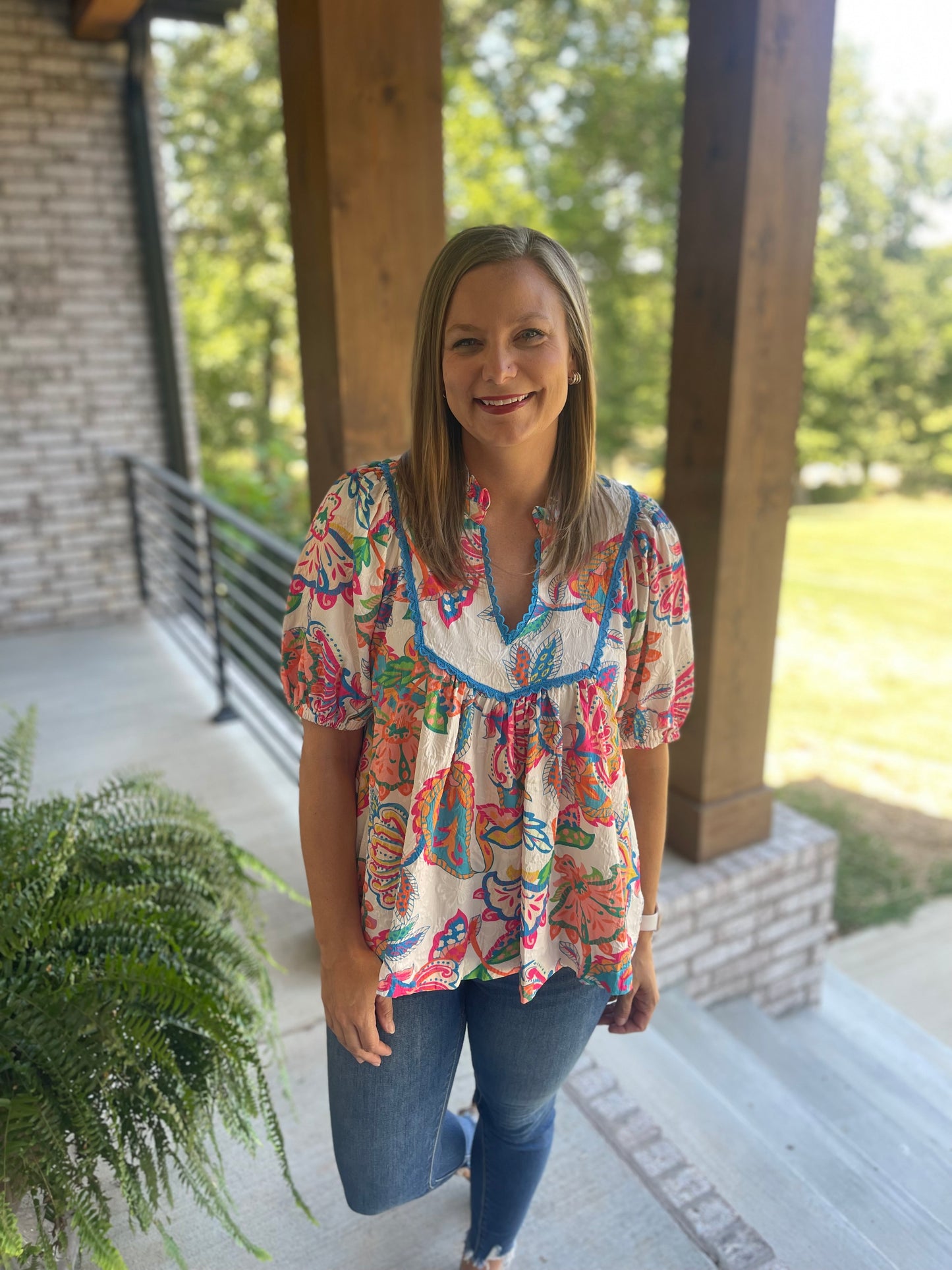 Floral Wave top