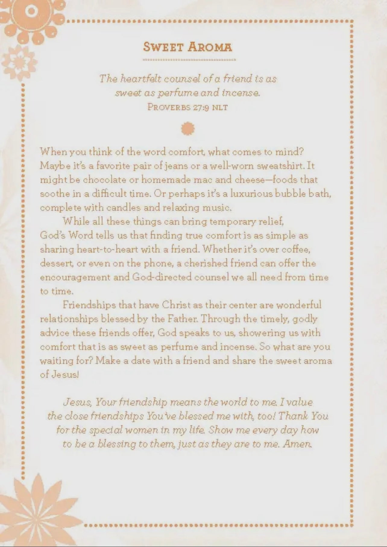 3 Minute devotions for women