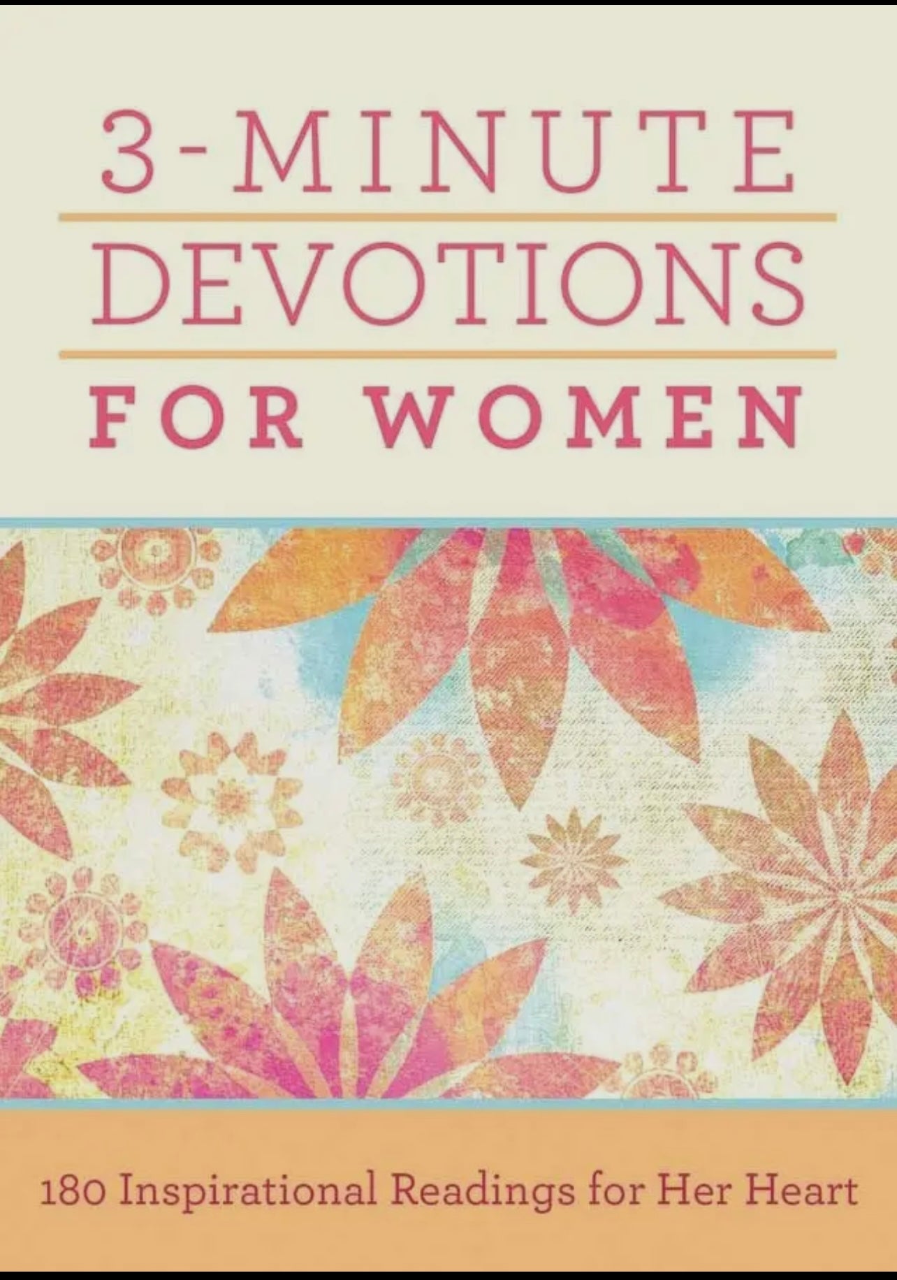 3 Minute devotions for women