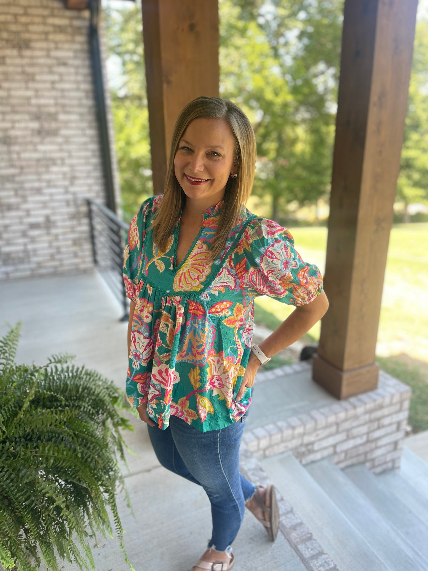 Floral Wave top