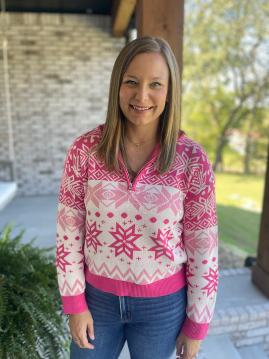 Snowflakes in the City Sweater