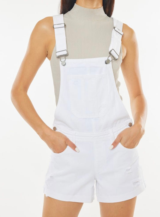 white Kancan overalls