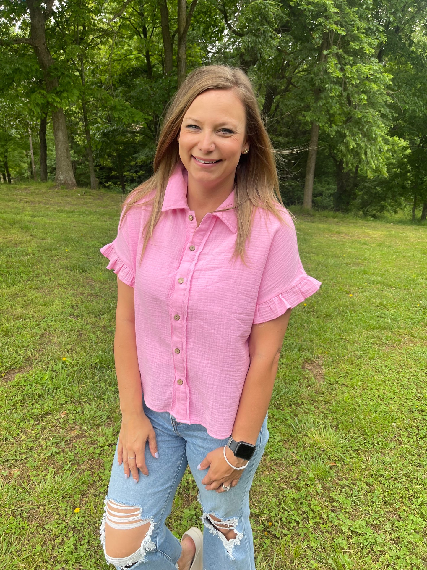 Havanna button up top