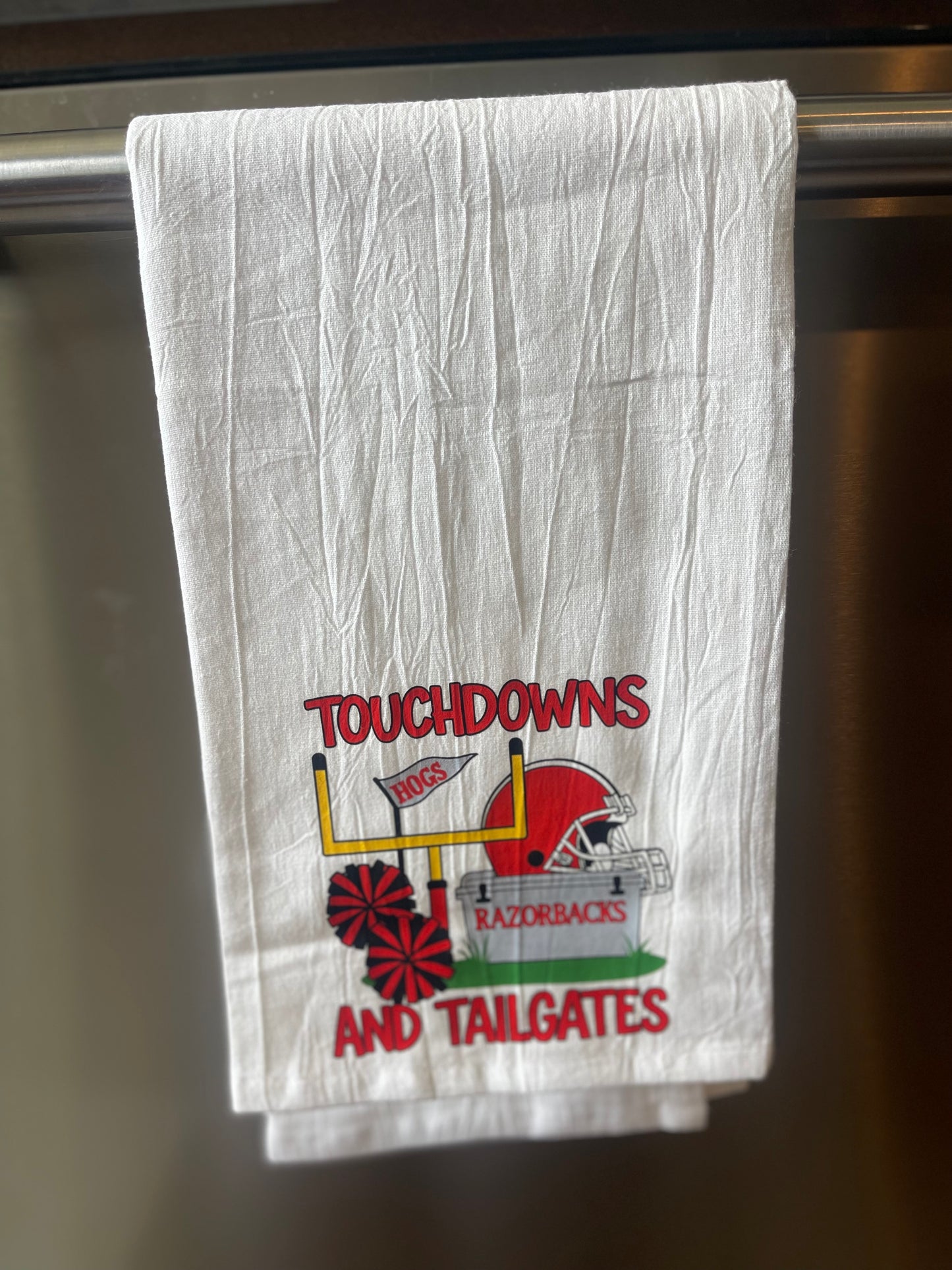 Tailgate tea towel